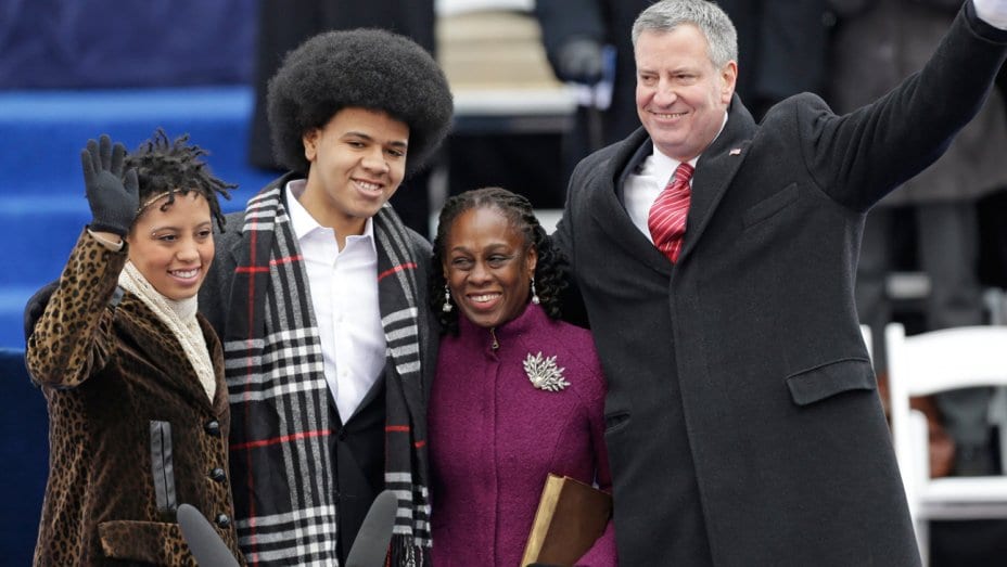 biracial couples-bill de blasio